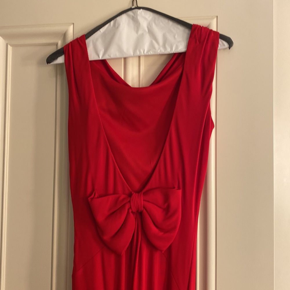 Red gown